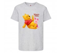 Футболка детская Винни Пух 015 (Winnie Pooh) серая (WIP gr 015) 116 см Футболка детская Винни Пух 015 (Winnie Pooh) серая (WIP gr 015) 116 см