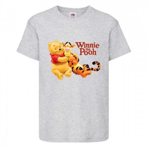 Футболка детская Винни Пух 020 (Winnie Pooh) серая (WIP gr 020) 128 см Футболка детская Винни Пух 020 (Winnie Pooh) серая (WIP gr 020) 128 см