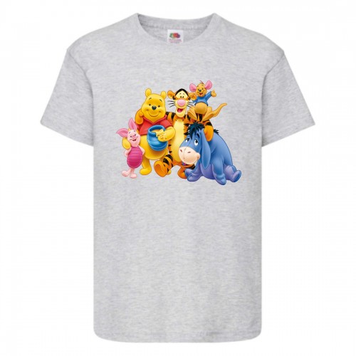 Футболка детская Винни Пух 021 (Winnie Pooh) серая (WIP gr 021) 116 см Футболка детская Винни Пух 021 (Winnie Pooh) серая (WIP gr 021) 116 см