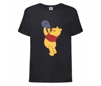 Футболка детская Винни Пух 003 (Winnie Pooh) черная (WIP blc 003) 116 см Футболка детская Винни Пух 003 (Winnie Pooh) черная (WIP blc 003) 116 см