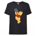 Футболка детская Винни Пух 003 (Winnie Pooh) черная (WIP blc 003) 116 см