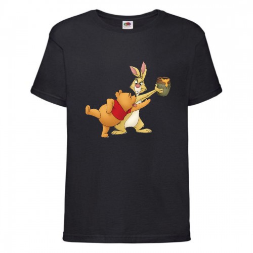 Футболка детская Винни Пух 006 (Winnie Pooh) черная (WIP blc 006) 104 см Футболка детская Винни Пух 006 (Winnie Pooh) черная (WIP blc 006) 104 см