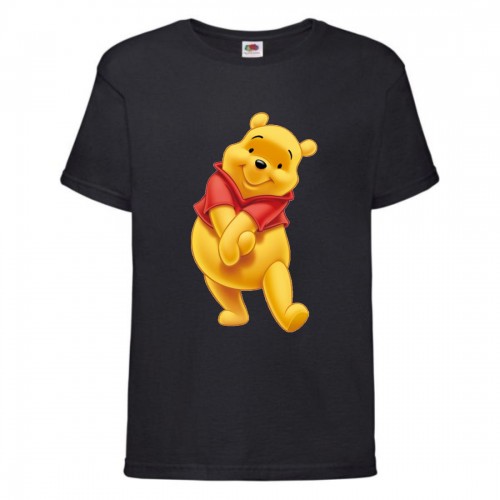 Футболка детская Винни Пух 016 (Winnie Pooh) черная (WIP blc 016) 104 см Футболка детская Винни Пух 016 (Winnie Pooh) черная (WIP blc 016) 104 см