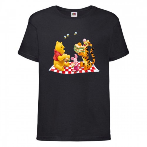 Футболка детская Винни Пух 017 (Winnie Pooh) черная (WIP blc 017) 104 см Футболка детская Винни Пух 017 (Winnie Pooh) черная (WIP blc 017) 104 см