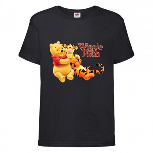 Футболка детская Винни Пух 020 (Winnie Pooh) черная (WIP blc 020) 104 см Футболка детская Винни Пух 020 (Winnie Pooh) черная (WIP blc 020) 104 см