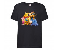 Футболка детская Винни Пух 021 (Winnie Pooh) черная (WIP blc 021) 104 см Футболка детская Винни Пух 021 (Winnie Pooh) черная (WIP blc 021) 104 см