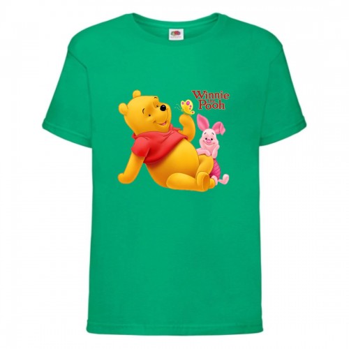 Футболка детская Винни Пух 015 (Winnie Pooh) зеленая (WIP grn 015) 104 см Футболка детская Винни Пух 015 (Winnie Pooh) зеленая (WIP grn 015) 104 см