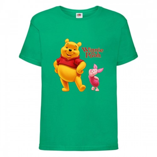 Футболка детская Винни Пух 019 (Winnie Pooh) зеленая (WIP grn 019) 104 см Футболка детская Винни Пух 019 (Winnie Pooh) зеленая (WIP grn 019) 104 см
