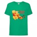 Футболка детская Винни Пух 020 (Winnie Pooh) зеленая (WIP grn 020) 104 см