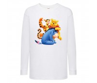 Лонгслив реглан Винни Пух 001 (Winnie Pooh) белый (WP wh 001) 104 см