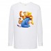 Лонгслив реглан Винни Пух 001 (Winnie Pooh) белый (WP wh 001) 152 см
