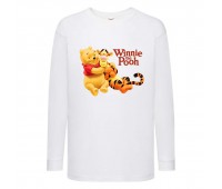 Лонгслив реглан Винни Пух 003 (Winnie Pooh) белый (WP wh 003) 104 см