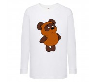 Лонгслив реглан Винни Пух 008 (Winnie Pooh) белый (WP wh 008) 104 см