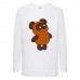 Лонгслив реглан Винни Пух 008 (Winnie Pooh) белый (WP wh 008) 104 см