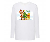 Лонгслив реглан Винни Пух 009 (Winnie Pooh) белый (WP wh 009) 116 см