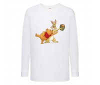 Лонгслив реглан Винни Пух 010 (Winnie Pooh) белый (WP wh 010) 104 см