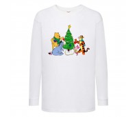 Лонгслив реглан Винни Пух 012 (Winnie Pooh) белый (WP wh 012) 116 см