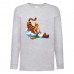 Лонгслив реглан Винни Пух 011 (Winnie Pooh) серый (WP gr 011) 140 см
