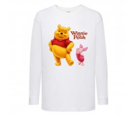 Лонгслив реглан Винни Пух 004 (Winnie Pooh) белый (WP wh 004) 152 см