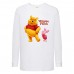 Лонгслив реглан Винни Пух 004 (Winnie Pooh) белый (WP wh 004) 152 см