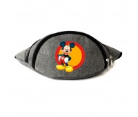 Сумка Бананка на пояс Микки Маус (MM-01) Cappuccino Toys серая