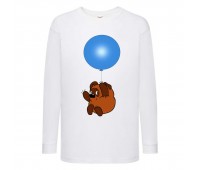 Лонгслив реглан Винни Пух 013 (Winnie Pooh) белый (WP wh 013) 140 см