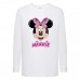 Лонгслив реглан Микки Маус 005 (Mickey Mouse) белый (MMS wh 005) 104 см