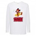Лонгслив реглан Микки Маус 006 (Mickey Mouse) белый (MMS wh 006) 104 см