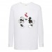 Лонгслив реглан Микки Маус 007 (Mickey Mouse) белый (MMS wh 007) 104 см