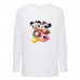 Лонгслив реглан Микки Маус 009 (Mickey Mouse) белый (MMS wh 009) 104 см