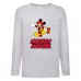 Лонгслив реглан Микки Маус 006 (Mickey Mouse) серый (MMS gr 006) 140 см