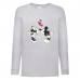 Лонгслив реглан Микки Маус 007 (Mickey Mouse) серый (MMS gr 007) 140 см