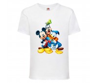 Футболка детская Микки Маус 002 (Mickey Mouse) белая (MMS wh 002) 98 см
