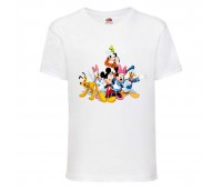 Футболка детская Микки Маус 003 (Mickey Mouse) белая (MMS wh 003) 98 см