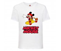 Футболка детская Микки Маус 008 (Mickey Mouse) белая (MMS wh 008) 98 см Футболка детская Микки Маус 008 (Mickey Mouse) белая (MMS wh 008) 98 см