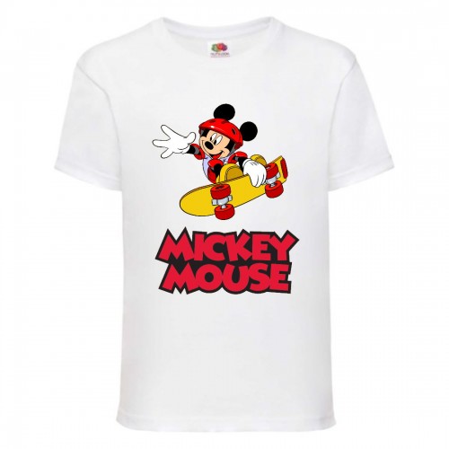 Футболка детская Микки Маус 008 (Mickey Mouse) белая (MMS wh 008) 98 см Футболка детская Микки Маус 008 (Mickey Mouse) белая (MMS wh 008) 98 см