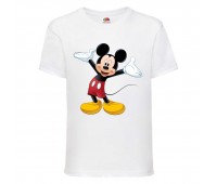 Футболка детская Микки Маус 009 (Mickey Mouse) белая (MMS wh 009) 98 см Футболка детская Микки Маус 009 (Mickey Mouse) белая (MMS wh 009) 98 см