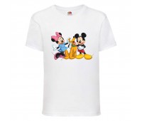 Футболка детская Микки Маус 011 (Mickey Mouse) белая (MMS wh 011) 98 см Футболка детская Микки Маус 011 (Mickey Mouse) белая (MMS wh 011) 98 см