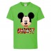 Футболка детская Микки Маус 004 (Mickey Mouse) светлозеленая (MMS lgrn 004) 104 см