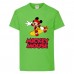 Футболка детская Микки Маус 008 (Mickey Mouse) светлозеленая (MMS lgrn 008) 104 см