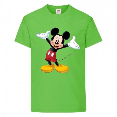 Футболка детская Микки Маус 009 (Mickey Mouse) светлозеленая (MMS lgrn 009) 116 см Футболка детская Микки Маус 009 (Mickey Mouse) светлозеленая (MMS lgrn 009) 116 см
