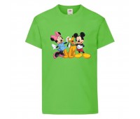 Футболка детская Микки Маус 011 (Mickey Mouse) светлозеленая (MMS lgrn 011) 104 см Футболка детская Микки Маус 011 (Mickey Mouse) светлозеленая (MMS lgrn 011) 104 см