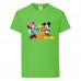 Футболка детская Микки Маус 011 (Mickey Mouse) светлозеленая (MMS lgrn 011) 104 см