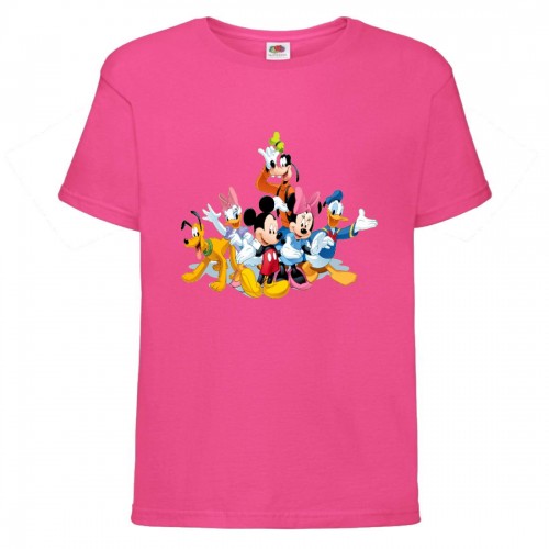 Футболка детская Микки Маус 003 (Mickey Mouse) розовая (MMS pnc 003) 104 см Футболка детская Микки Маус 003 (Mickey Mouse) розовая (MMS pnc 003) 104 см