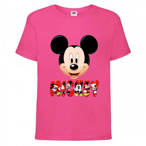 Футболка детская Микки Маус 004 (Mickey Mouse) розовая (MMS pnc 004) 104 см Футболка детская Микки Маус 004 (Mickey Mouse) розовая (MMS pnc 004) 104 см