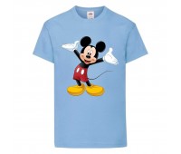 Футболка детская Микки Маус 009 (Mickey Mouse) голубая (MMS lbl 009) 164 см Футболка детская Микки Маус 009 (Mickey Mouse) голубая (MMS lbl 009) 164 см