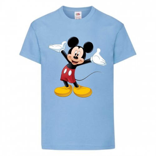 Футболка детская Микки Маус 009 (Mickey Mouse) голубая (MMS lbl 009) 164 см Футболка детская Микки Маус 009 (Mickey Mouse) голубая (MMS lbl 009) 164 см