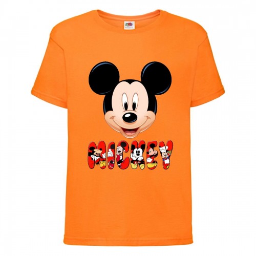 Футболка детская Микки Маус 004 (Mickey Mouse) оранжевая (MMS orn 004) 164 см Футболка детская Микки Маус 004 (Mickey Mouse) оранжевая (MMS orn 004) 164 см
