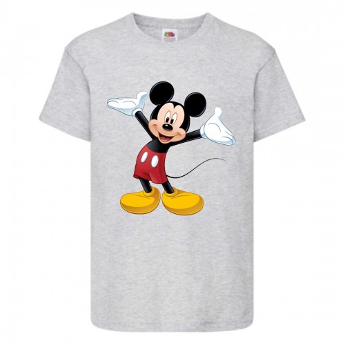 Футболка детская Микки Маус 009 (Mickey Mouse) серая (MMS gr 009) 116 см Футболка детская Микки Маус 009 (Mickey Mouse) серая (MMS gr 009) 116 см