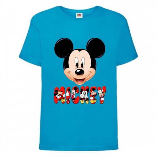 Футболка детская Микки Маус 004 (Mickey Mouse) синяя (MMS blu 004) 104 см Футболка детская Микки Маус 004 (Mickey Mouse) синяя (MMS blu 004) 104 см